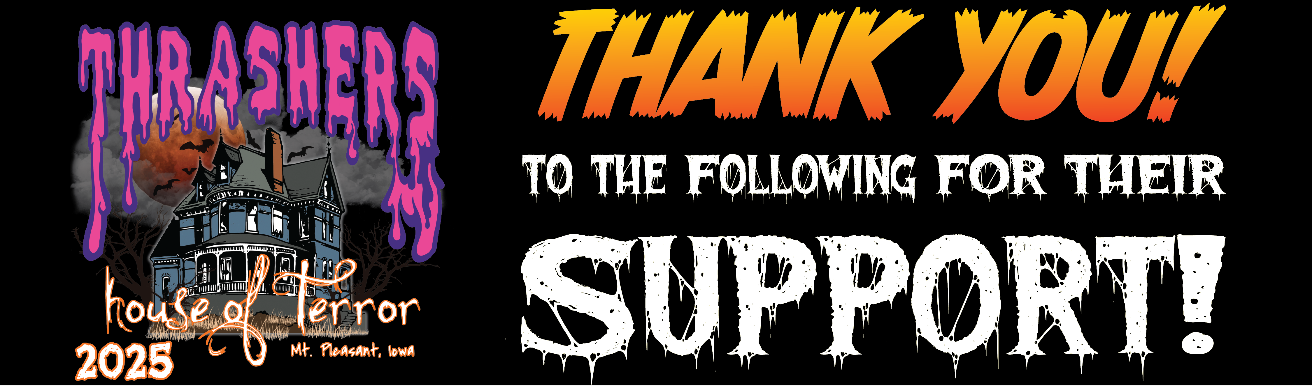 Thrashers Sponsors