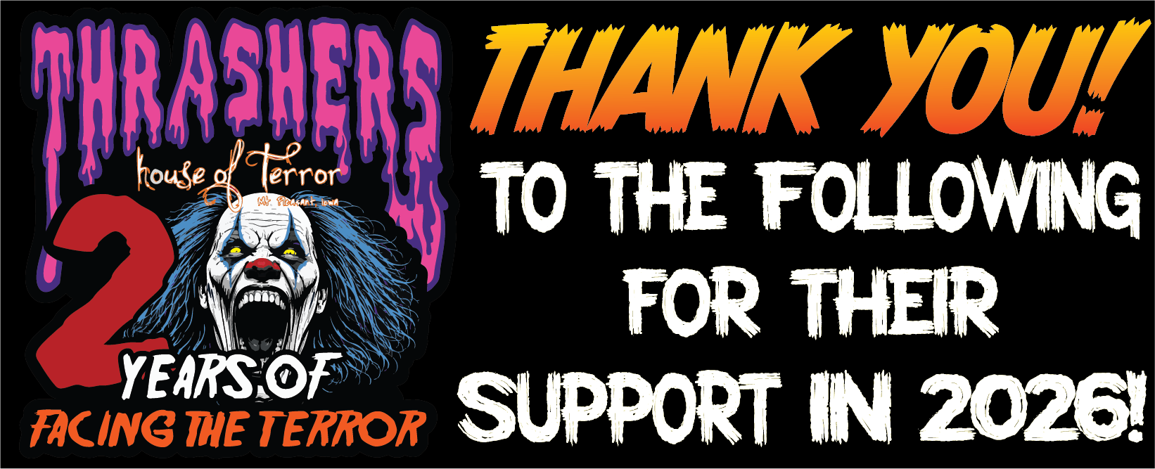 Thrashers Sponsors